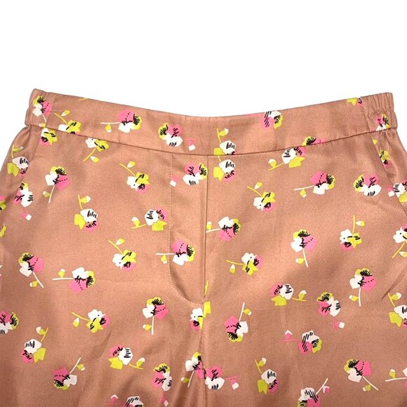 J. CREW Falling Pansies Satin Pants - Picture 4 of 7